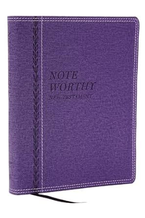 NKJV Read and Journal Through the New Testament in a Year Purple Leathersoft