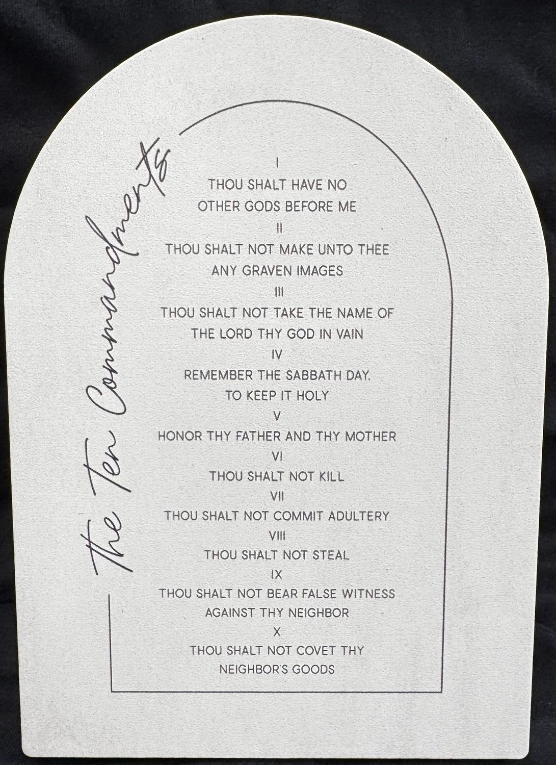 The Ten Commandments 5x7