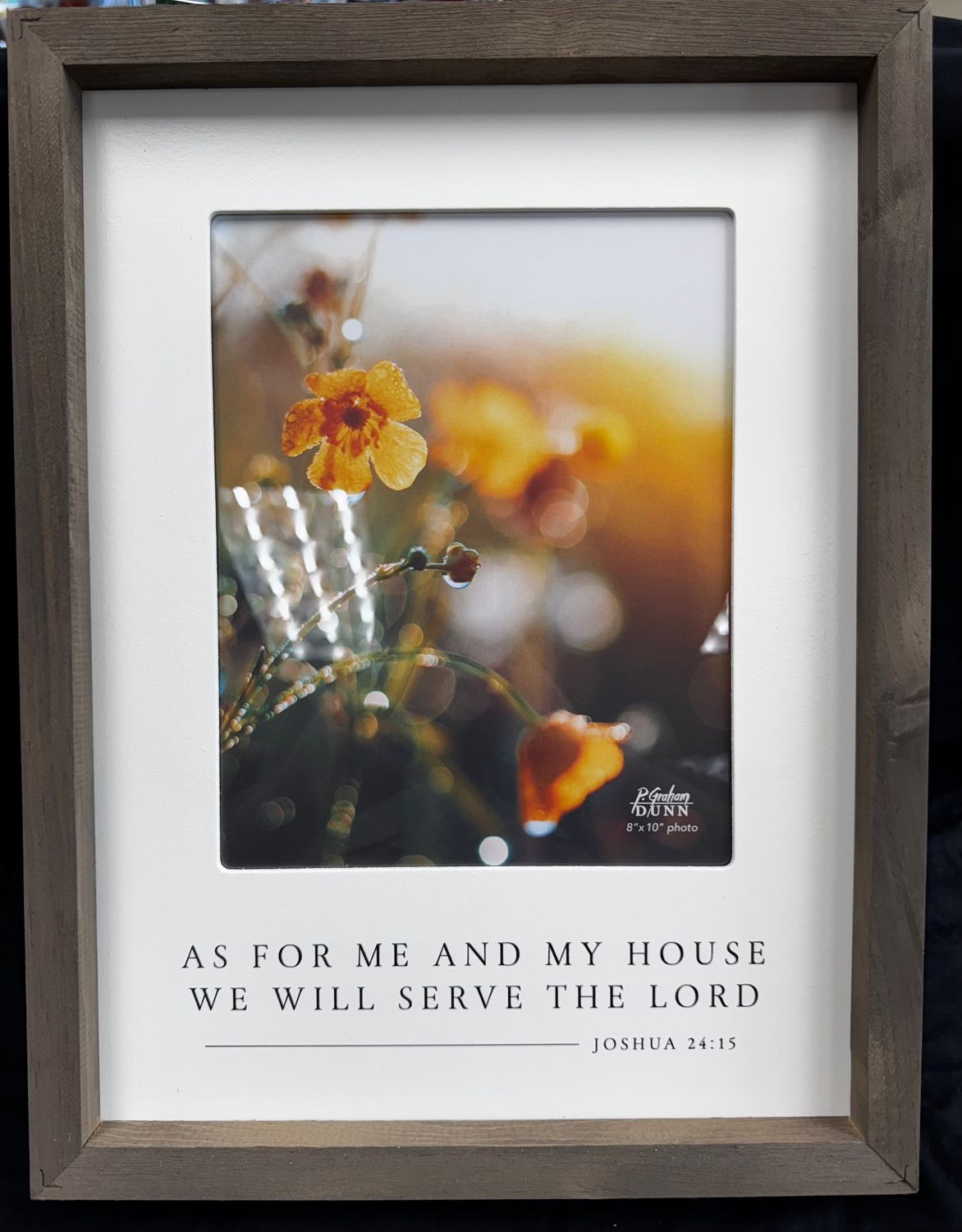 As for me and my house - 12.75x16.75