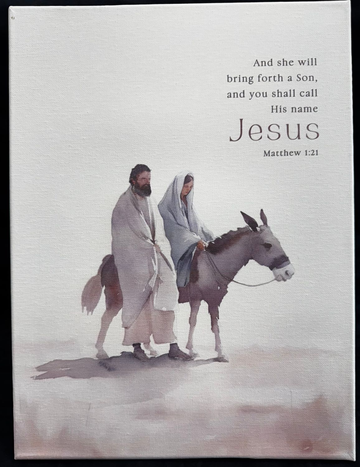 And she will bring forth a son- 12x15.75