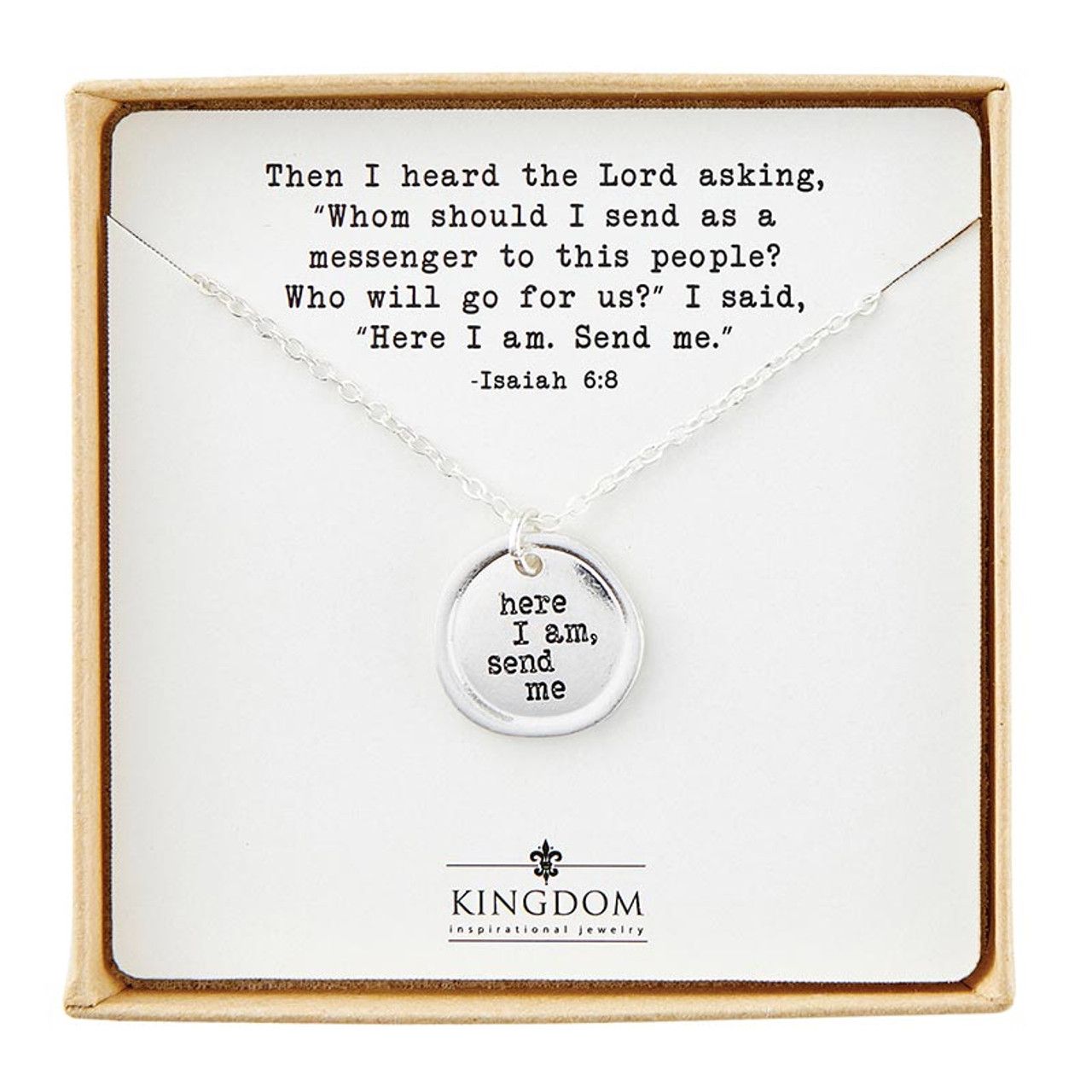Necklace Here I Am Send Me