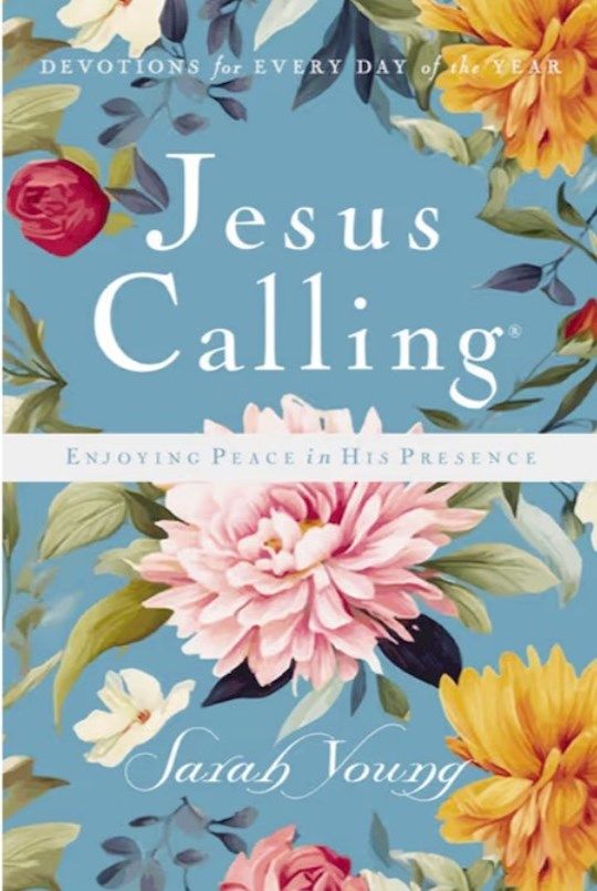 Jesus Calling Blue Floral