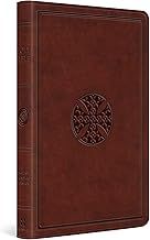 ESV Value Thinline Bible Brown Mosaic Cross