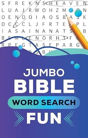 Jumbo Bible Word Search Fun