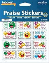 Praise Smiley Stickers