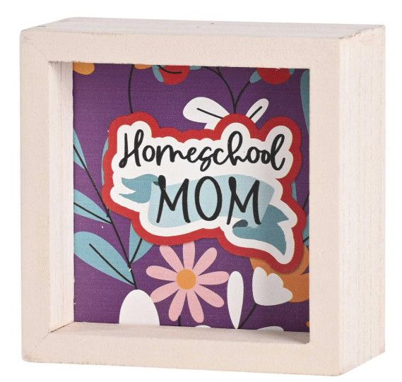 Tabletop 2 Sided Art Homeschool Mom 4x4