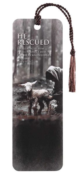 Tassel Bookmark He Rescued Ps. 91:14