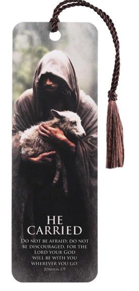 Tassel Bookmark He Carried Joshua 1:9
