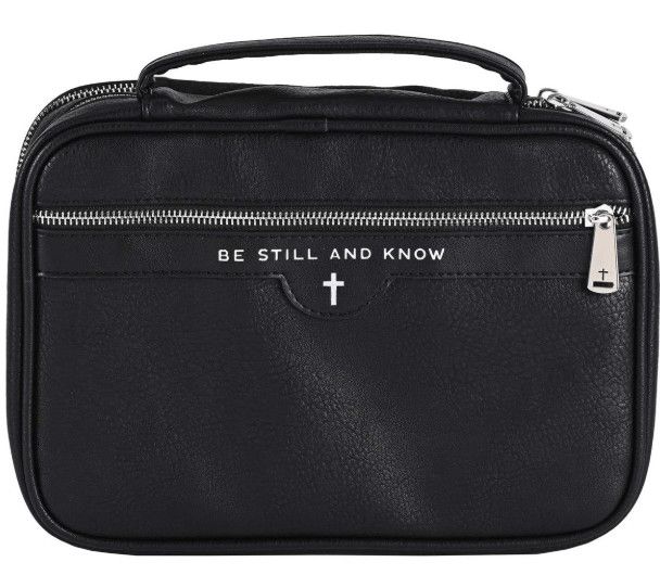Bible Case Be Still Black XLarge