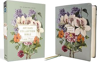 NIV Artisan Bible Lg Print Sage Floral
