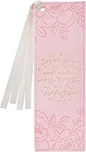 Under His Wings Faux Leather Bookmark