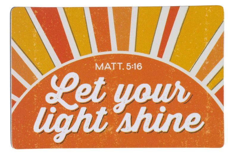 Let Your Light Shine Magnet - Matthew 5:16