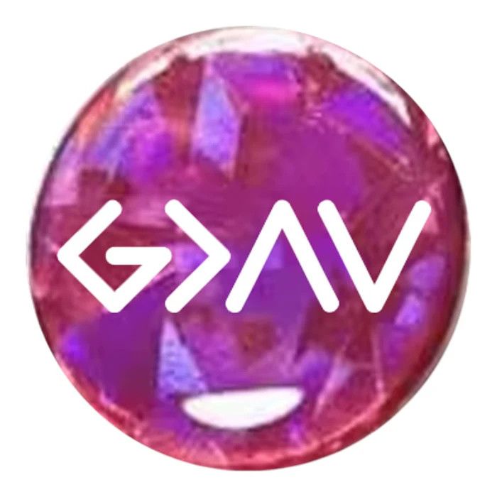 Tap to pray sticker- Pink crystal- God is Greater