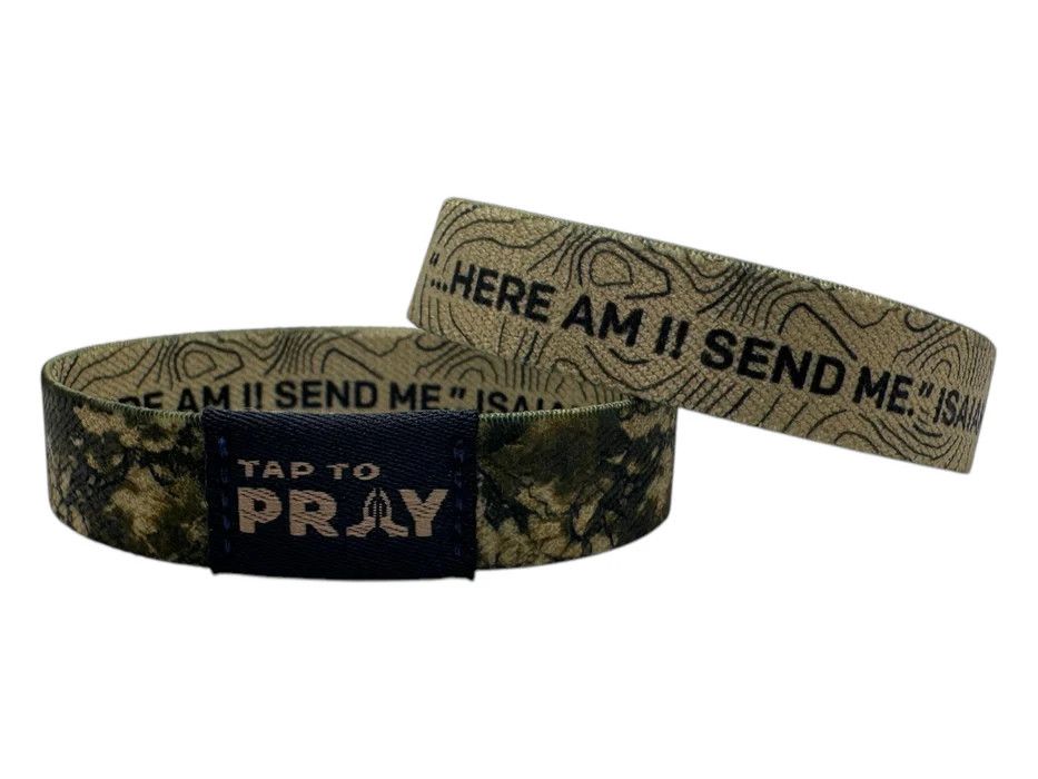 Tap to Pray bracelet- Valor Camo- small