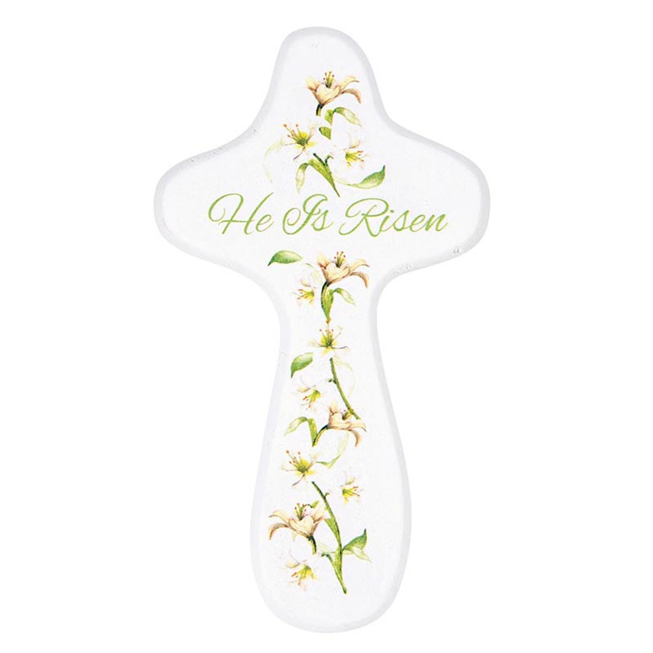 Handheld Cross He is Risen