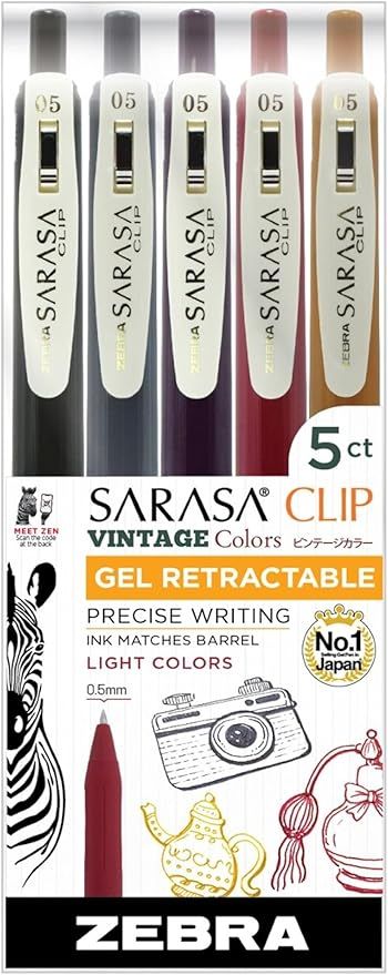 Zebra Sarasa Vintage Mrking Kit