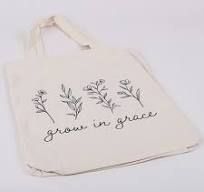 Grow in Grace Tote Bag
