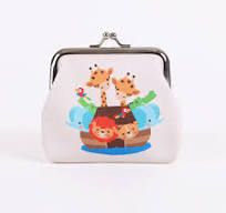 Coin Purse Noah&#39;s Ark Tan