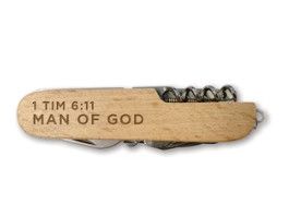 Pocket Knife Multi-Tool - Man of God, 1 Tim 6:11