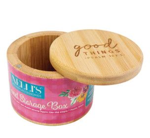 Bamboo Salt and Storage Box