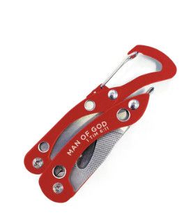 Carabiner Pliers Multi-Tool - Man of God, 1 Tim 6:11