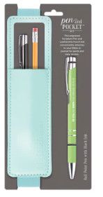 Pen and Pocket Set, Turquoise and Green – Be Still, Ps 46:10