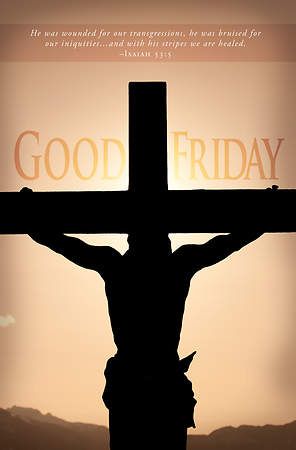 Good Friday Regular Size Bulletin Pack of 100