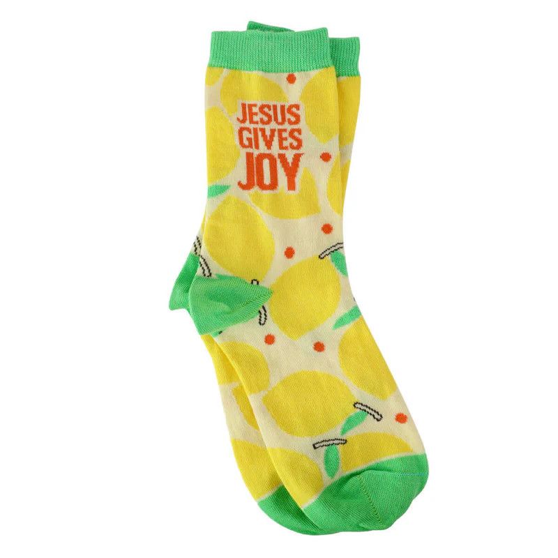Gives Joy Lemon socks