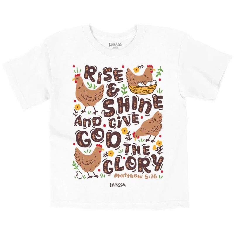Kidz Tee- Rise &amp; Shine, Size: 3T
