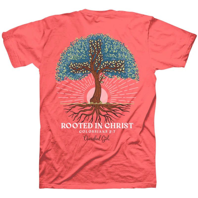 CG- Rooted in Christ tee, Size: S
