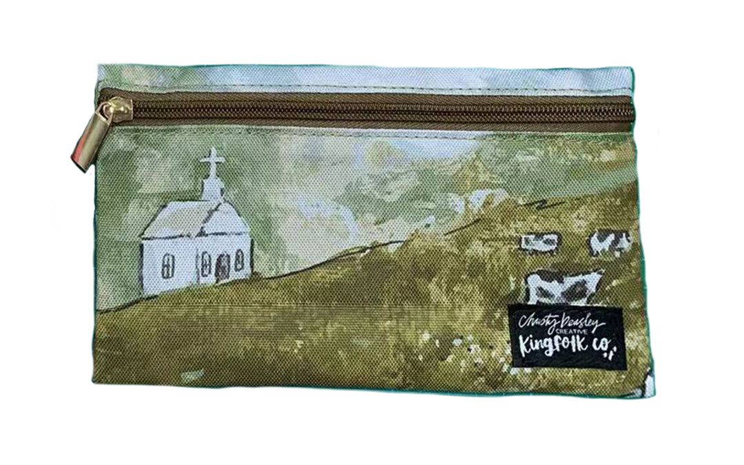 Retro Cross Bible Cover