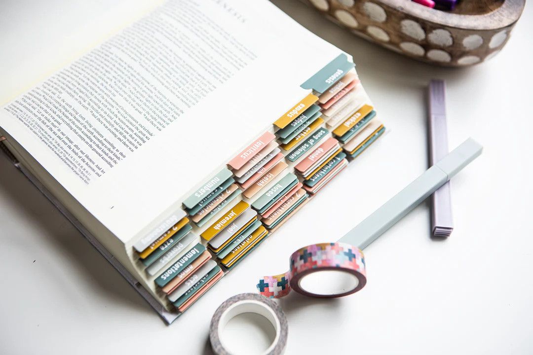Grace-filled Boho Bible Tabs