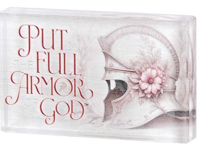 Tabletop Glass Full Armor of God 2.5x4