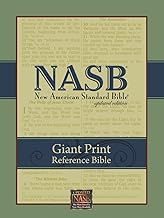 NASB 1995 Giant Print Reference Bible-Black Indexed