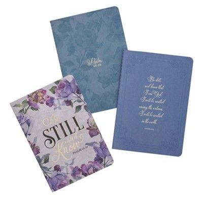 Be Still and Know Notebooks, Set of 3