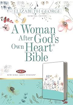 NKJV A Woman After God&#39;s Own Heart Bible Leather Country Floral