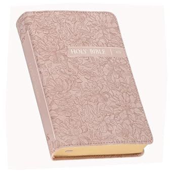 KJV Bible Compact Faux Leather, Pink