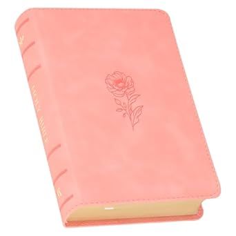 KJV Bible Compact Large Print Faux Leather, Pink