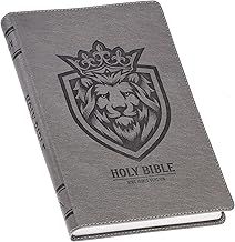 KJV Bible Gift Edition Faux Leather, Gray