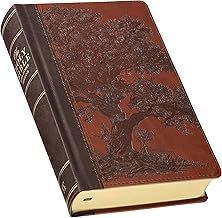 KJV Bible Giant Print Faux Leather Hardcover Brown Trust Tree