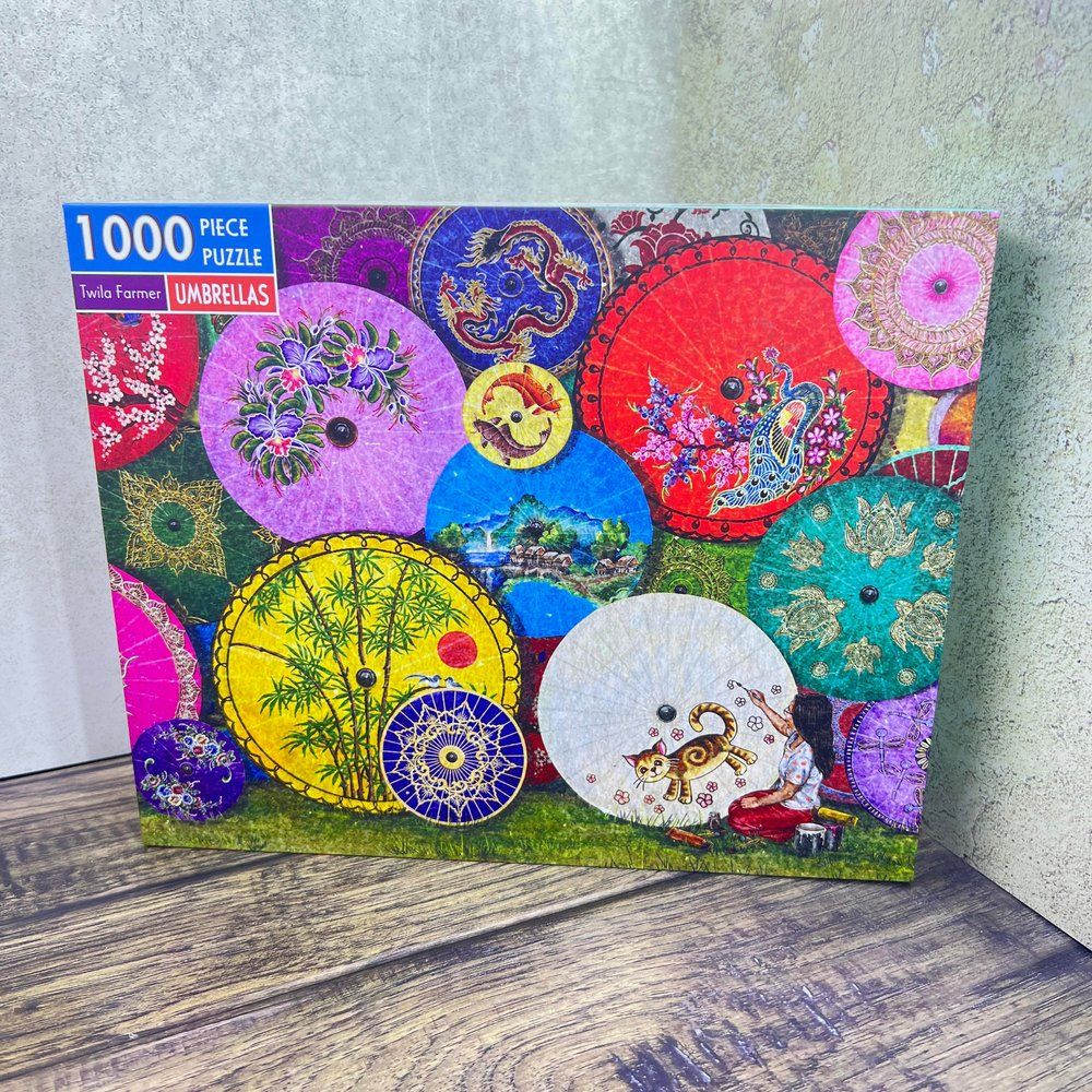 Twila Farmer 1000 Piece puzzle &quot;Umbrellas&quot;