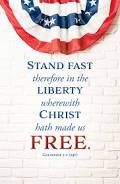 Bulletins - Stand FastTherefore in the Liberty (Pack of 100)