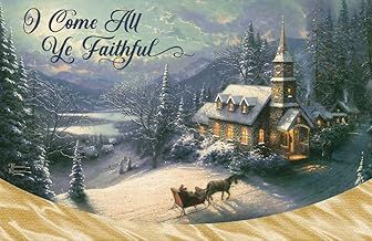 Thomas Kinkade Come All Ye Faithful Christmas Cards