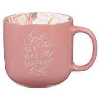 Mug Pink God is With Her Ps. 46:5