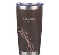 Tumbler SS Taupe Amazing Grace