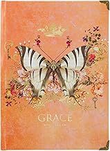 Journal Hardcover Orange Butterfly Grace Eph. 2:8
