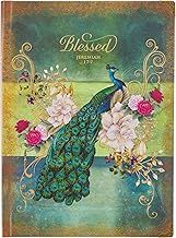 Journal Hardcover Blue Peacock Blessed Jer. 17:7