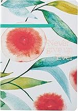 Journal Flexcover w/Elastic Orange Blossoms Never Give Up