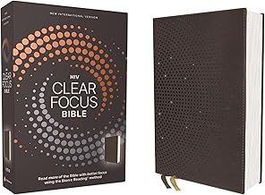 NIV Clear Focus Leather Soft Brown