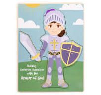 Puzzle-Armor of God-Build-A-Kid Girl (6 Pieces)